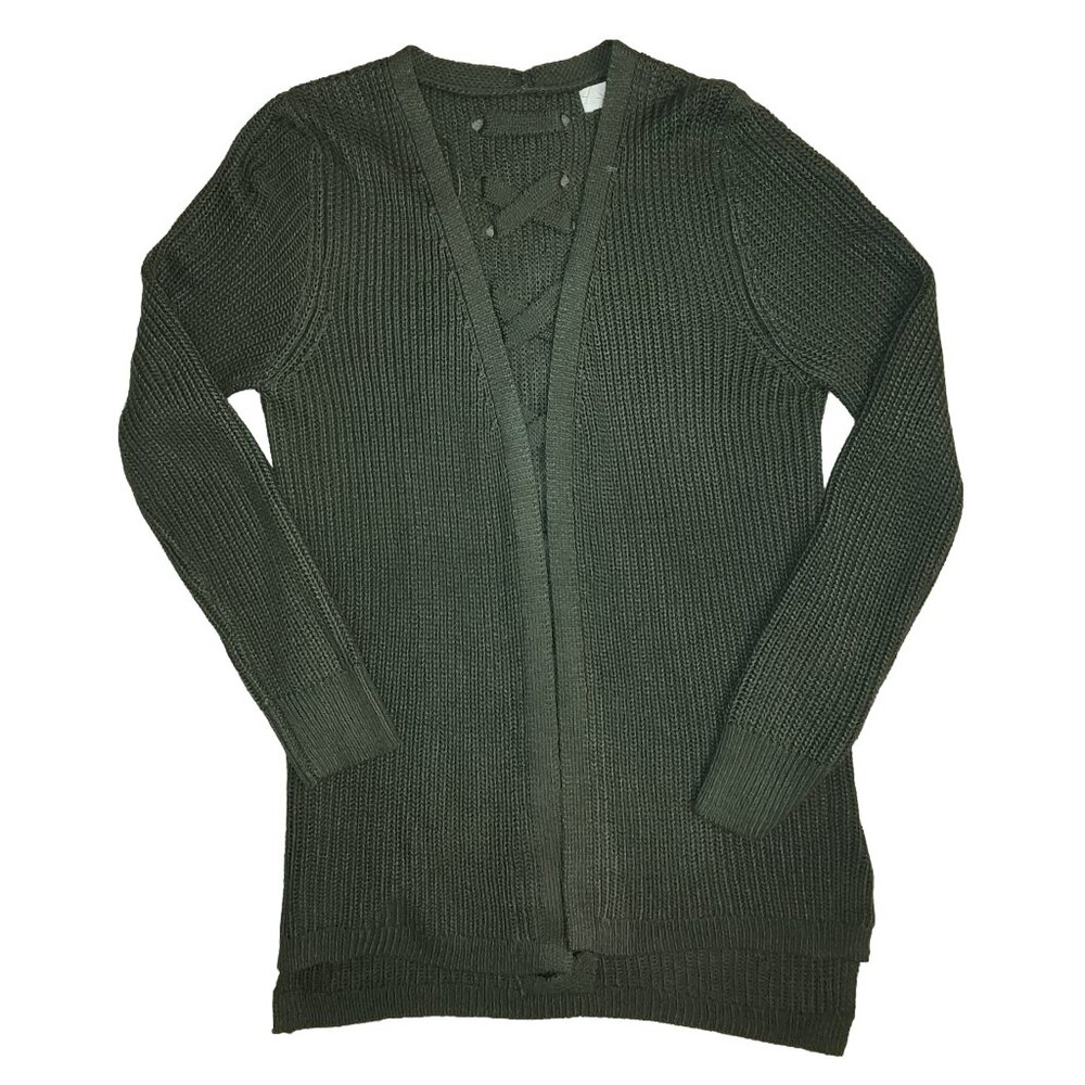 Pinque Cardigan sweater with criss-cross back